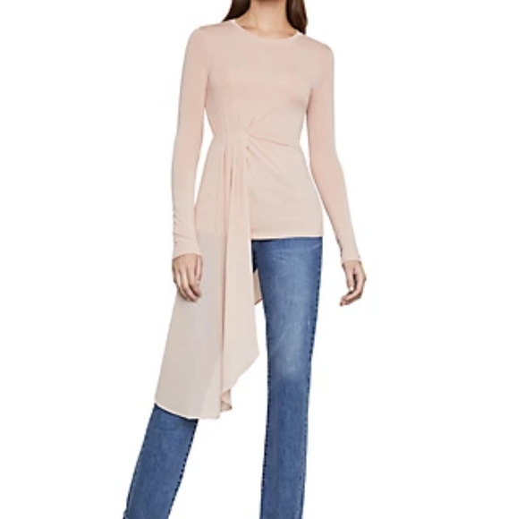 BCBGMAXAZRIA Draped Asymmetrical Top - Picture 1 of 2